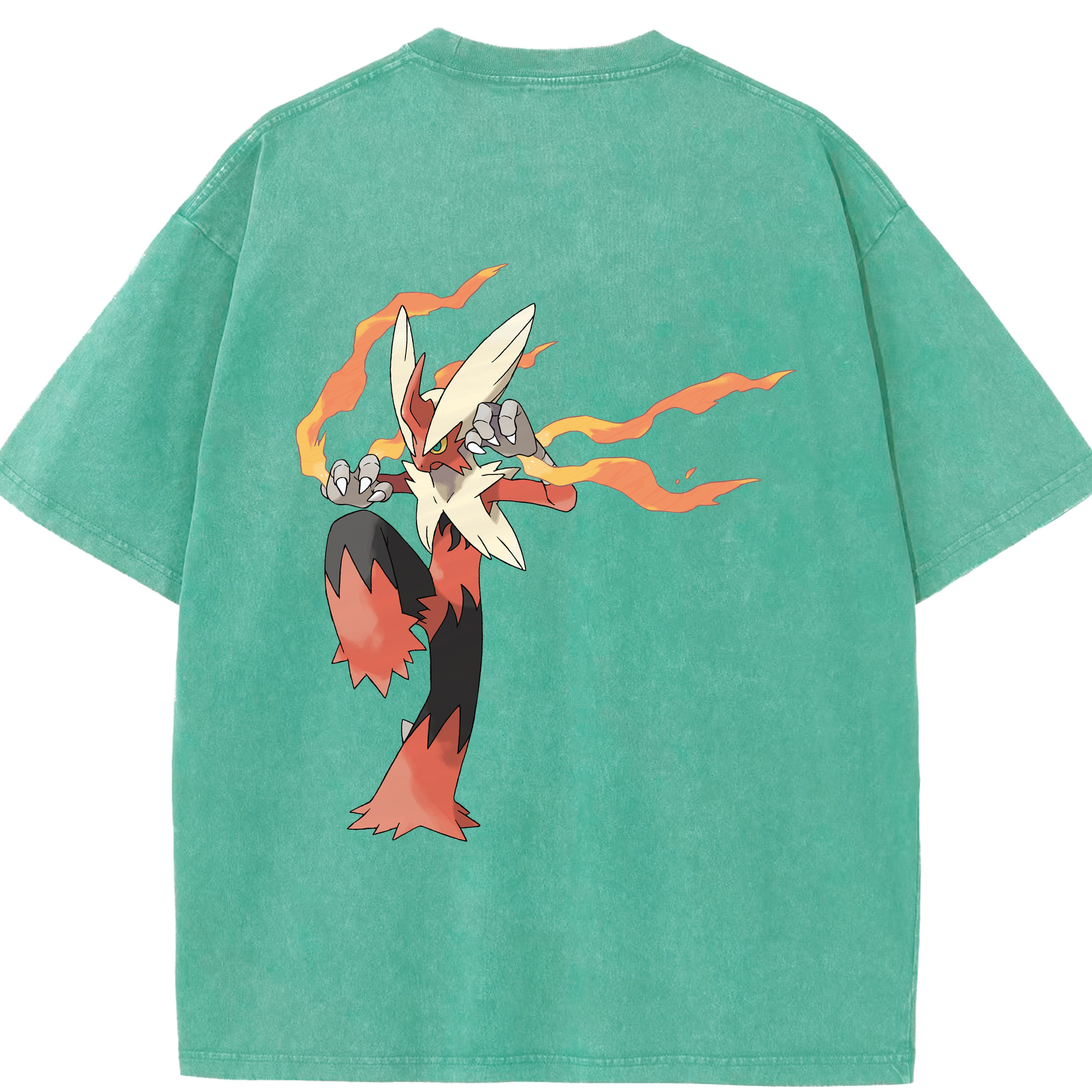 （画像用） ポケットモンスター Pokémon 綿100% ヴィンテージ風 半袖Tシャツ（背面プリント）